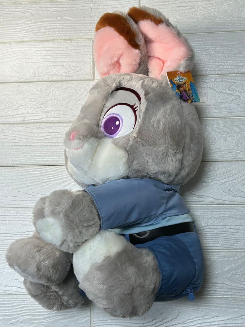 【訳アリタグ付】Disney◇ズートピア◇ぬいぐるみ◇ジュディー◇ブランケット◇