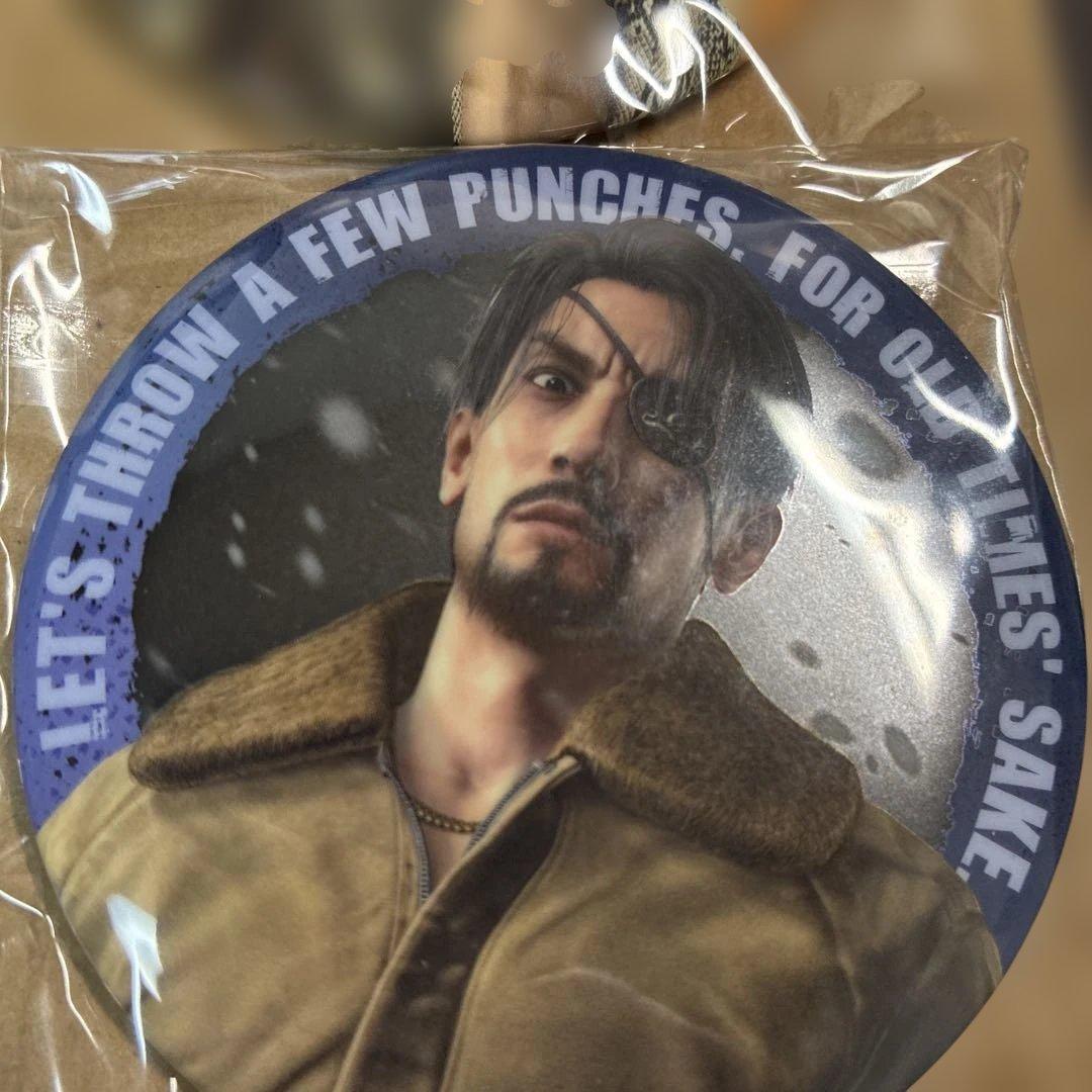 SEGAラッキーくじ　龍が如く　缶バッチ　コンプ　真島吾朗　F賞