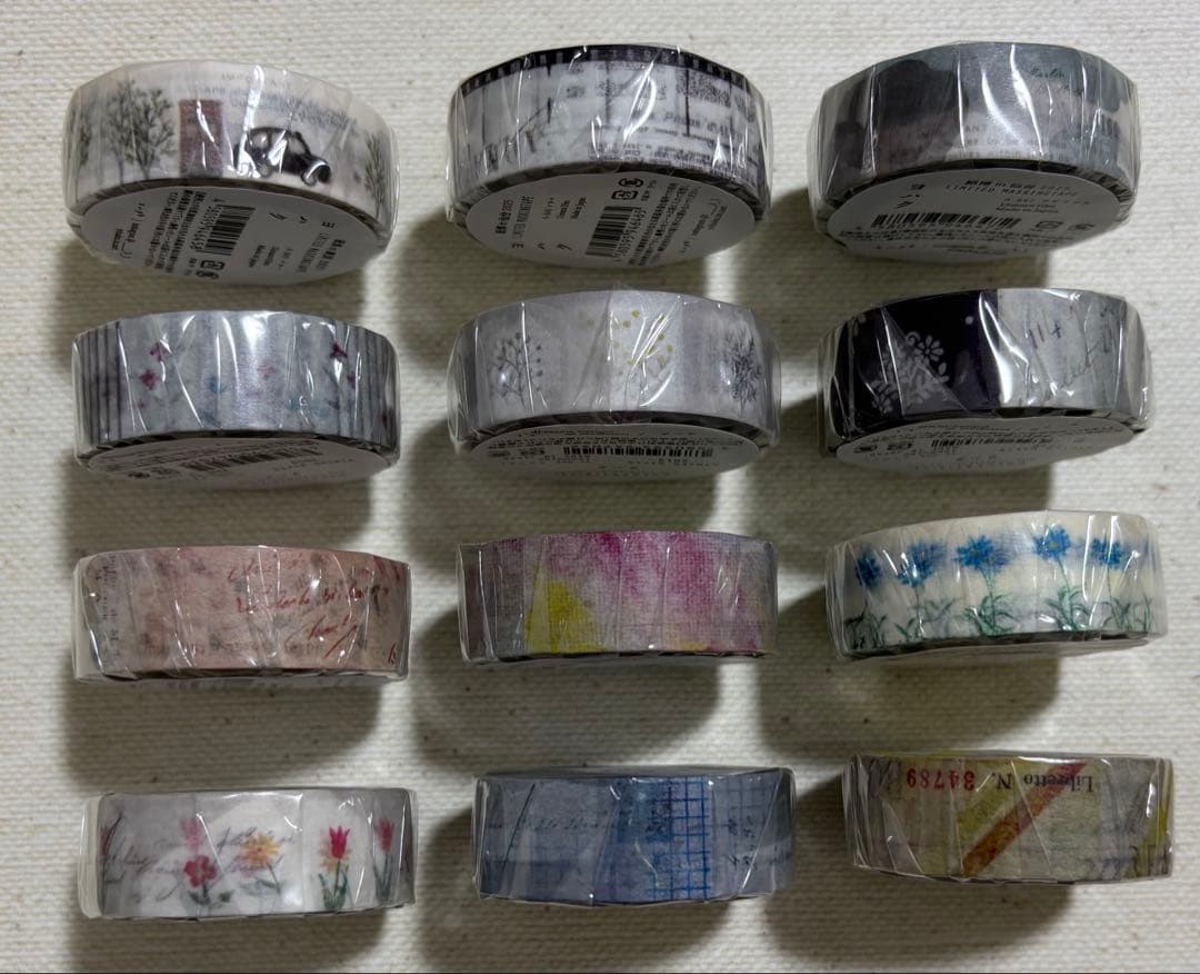 ヨハク　限定マスキングテープ　94点　バラでのご購入も歓迎です