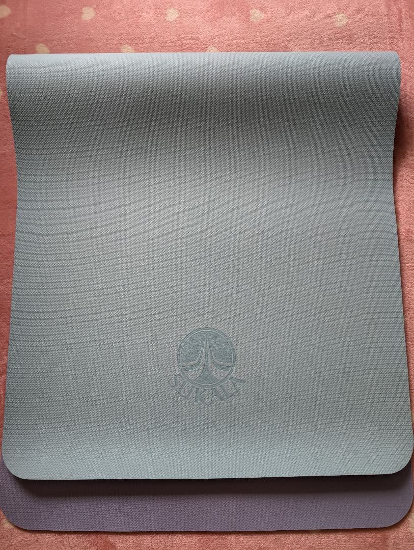 SUKALA リバーシブルヨガマット 145cm×61cm 4mm厚　ケース付