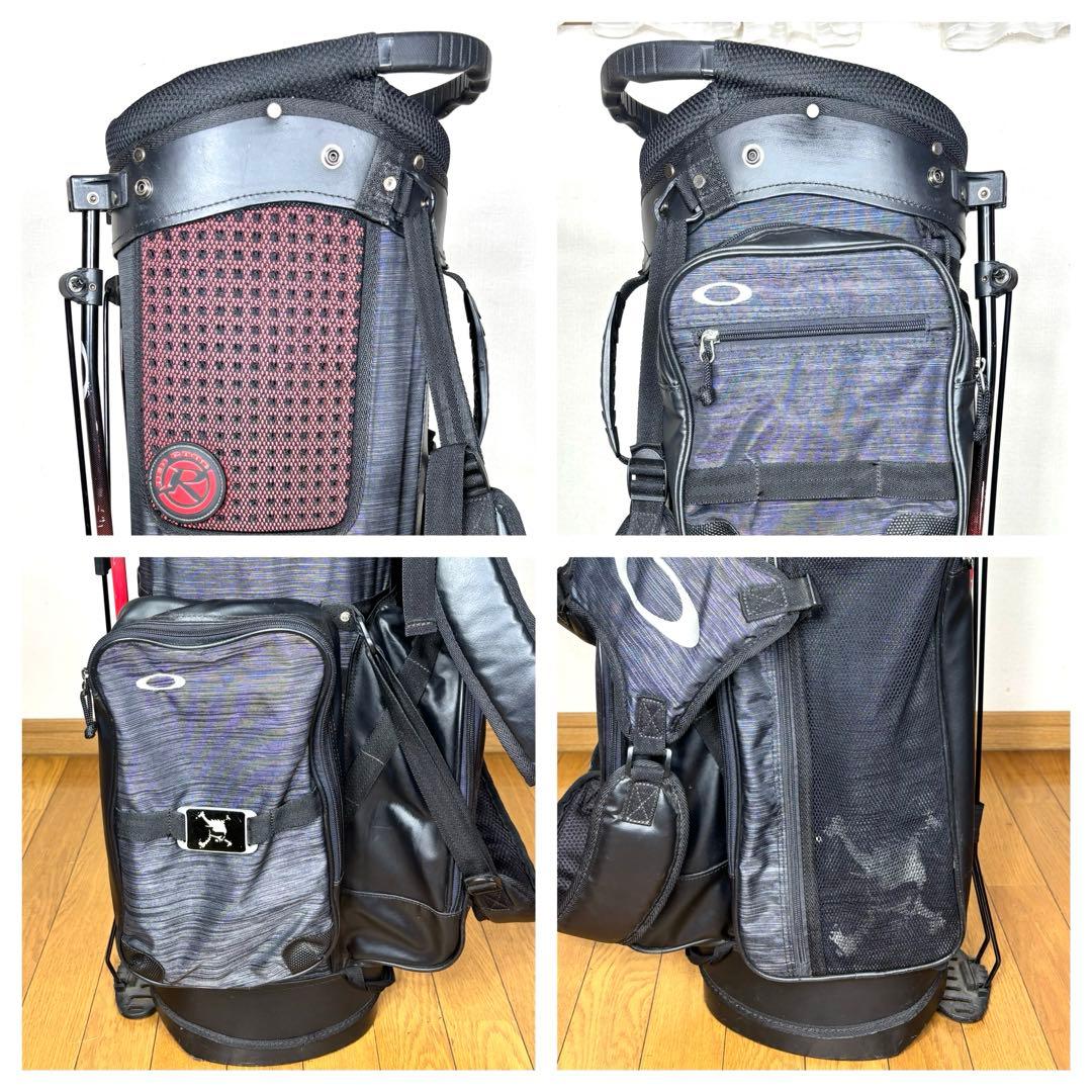 【OAKLEY RED CODE】キャディバッグ フード付き　オークリー　ゴルフ