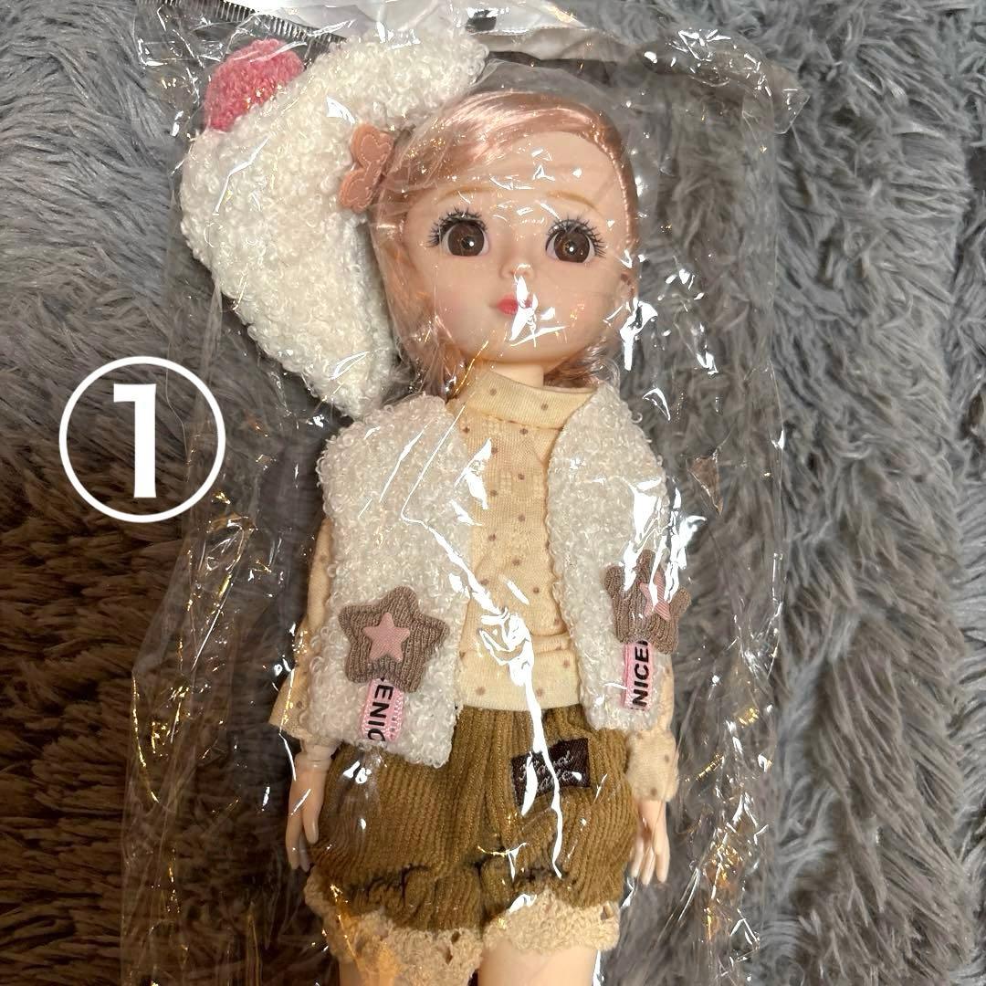 人形 関節可動式 全６種