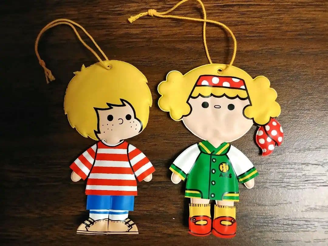 昭和レトロ サンリオ パティ＆ジミー 着せ替え マスコット　希少品　激レア