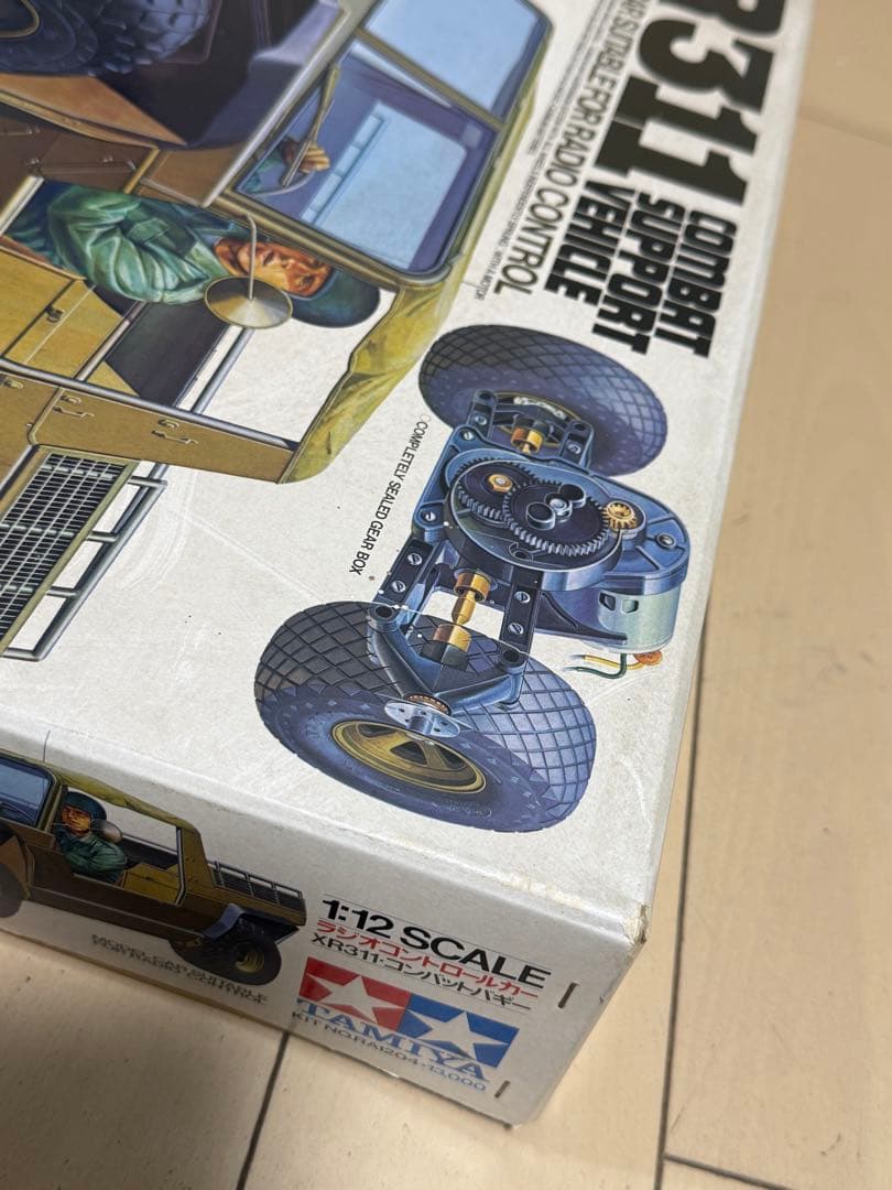 イ*レ様 【当時物 未組立】タミヤ XR311コンバットバギー 程度上 ★期間限