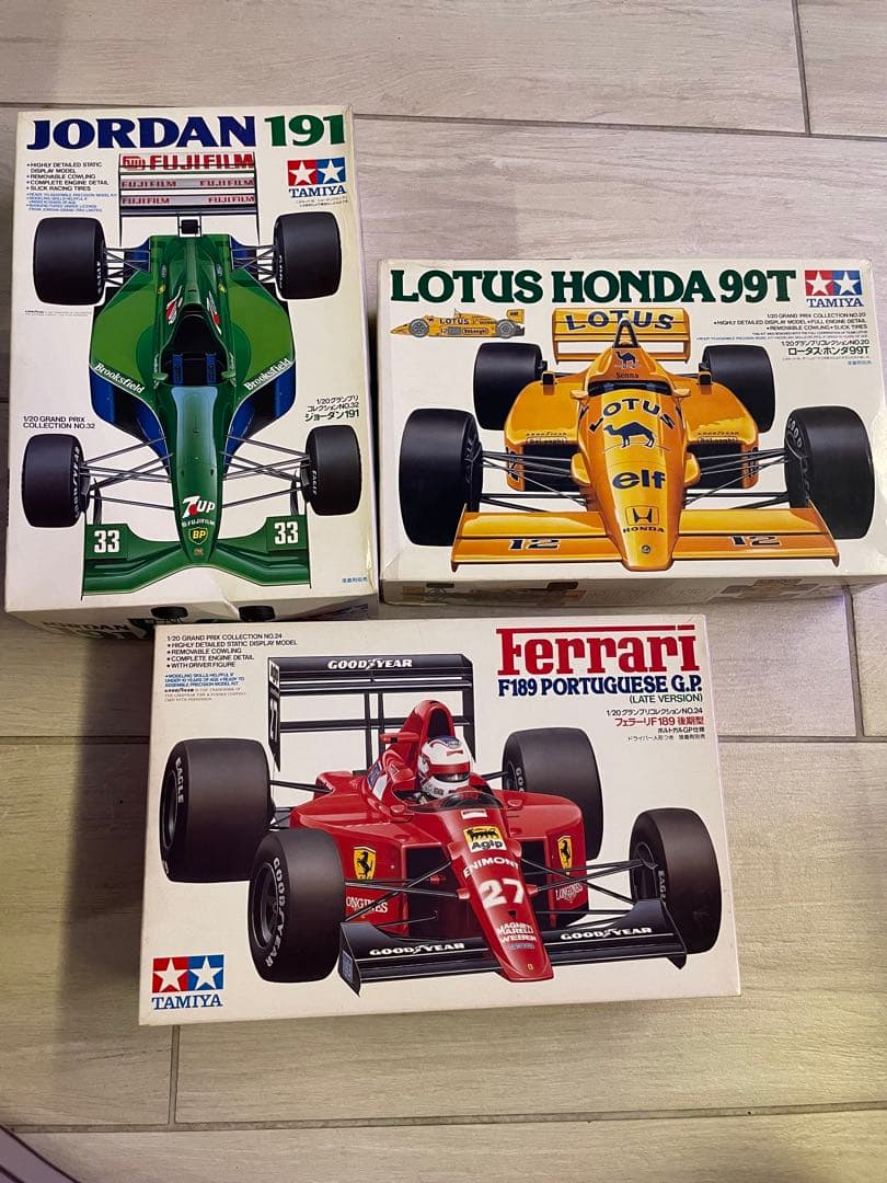 タミヤ F1モデルキット 3点セット
