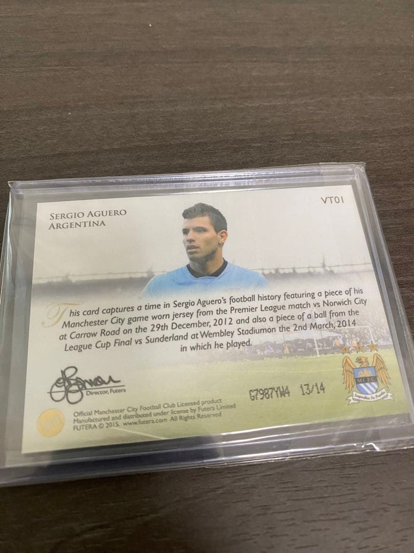 FUTERA アグエロ　パッチカード　14シリ