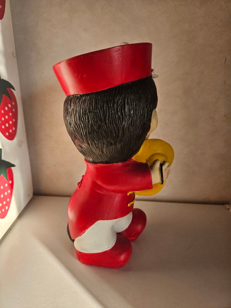 土日限定値下げ☆激レア☆モンチッチ☆ガーデンオブジェ☆置物☆楽器系