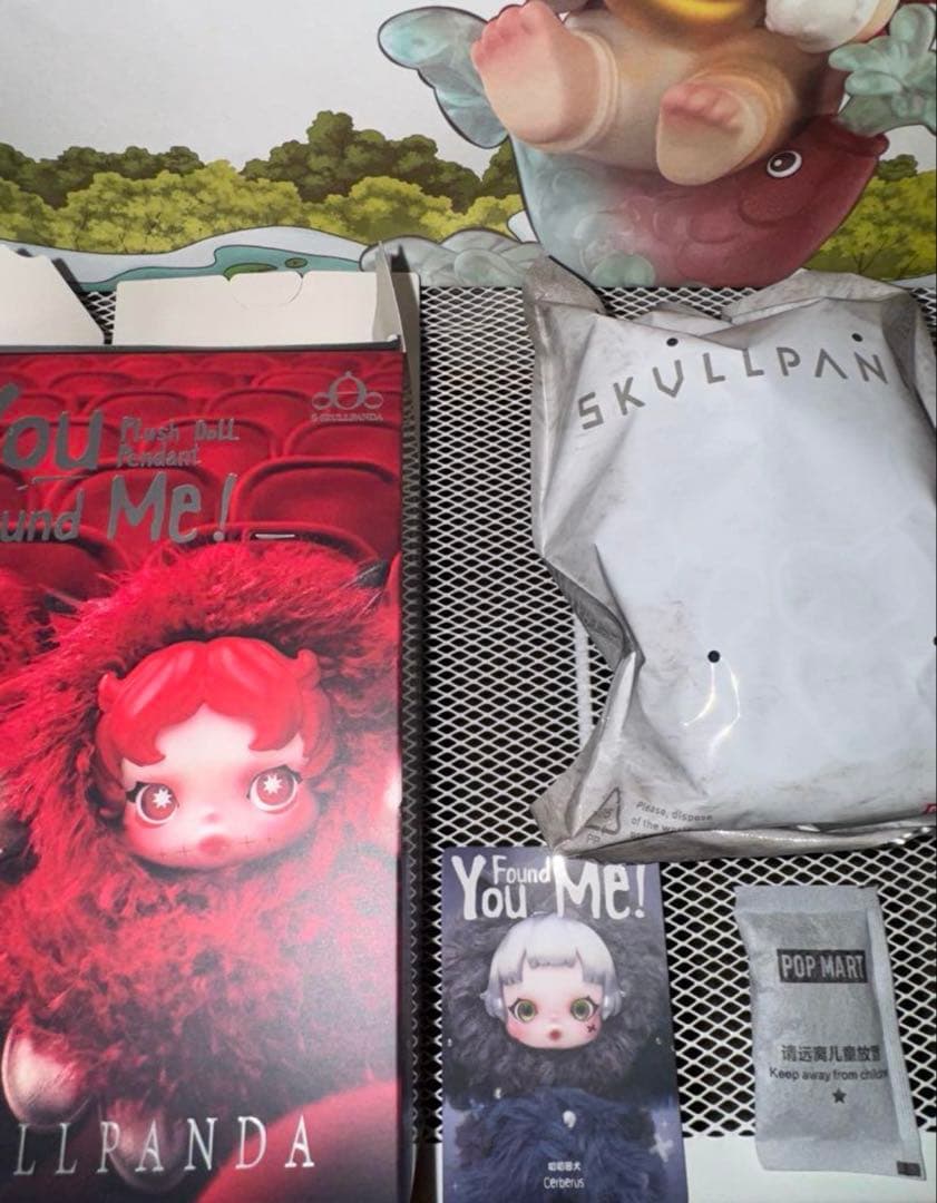 ぬいぐるみ SKULL PANDA You Found Me! Cerberus