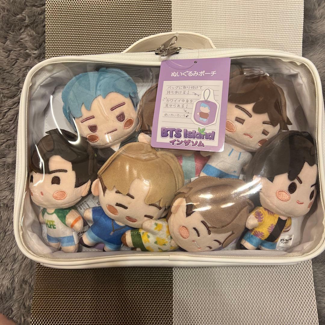 BTS  ぬいぐるみ8体セット　クリアバック込み