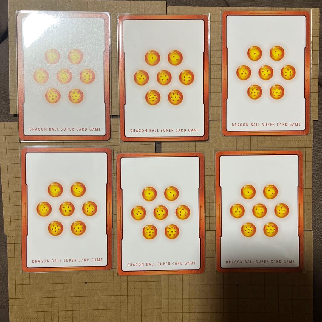 ドラゴンボール　フュージョンワールド　エナジーマーカー　原作絵　セット　6枚