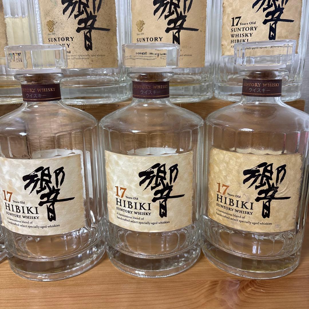 （空瓶）　サントリーウイスキー　響17年　空瓶　12点セット
