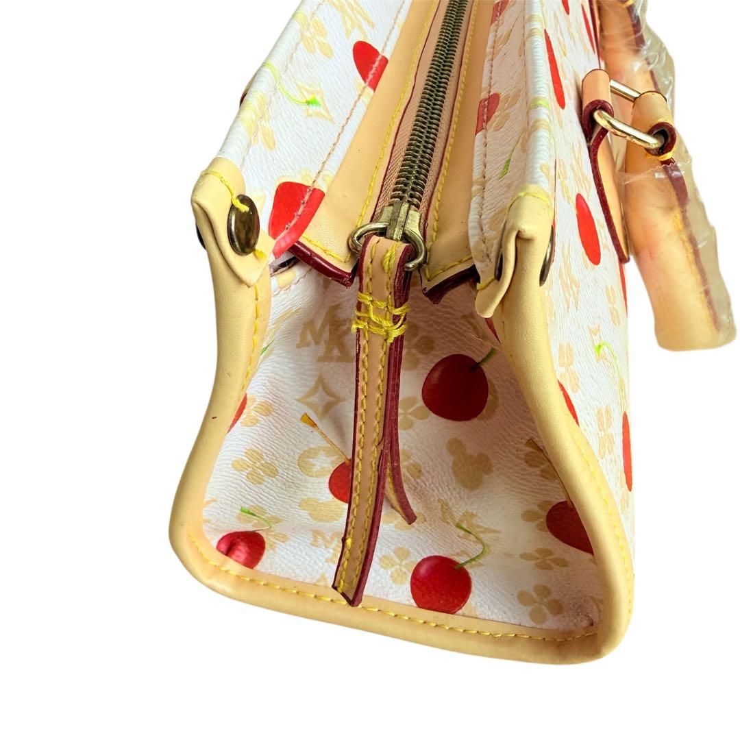 【希少・激レア】ディズニー　ミッキー　モノグラム　チェリー　バッグ　匿名配送