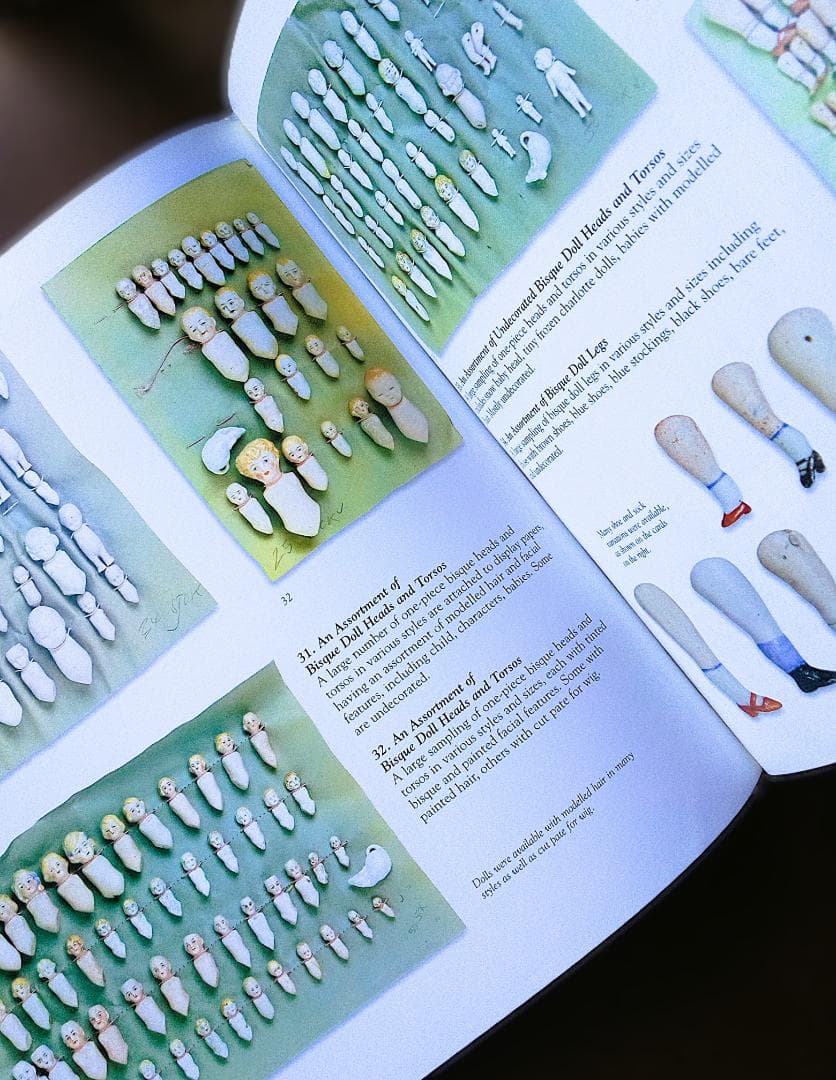 人形オークションの目録本　HERTWIG　アンティーク　ドール　コレクション