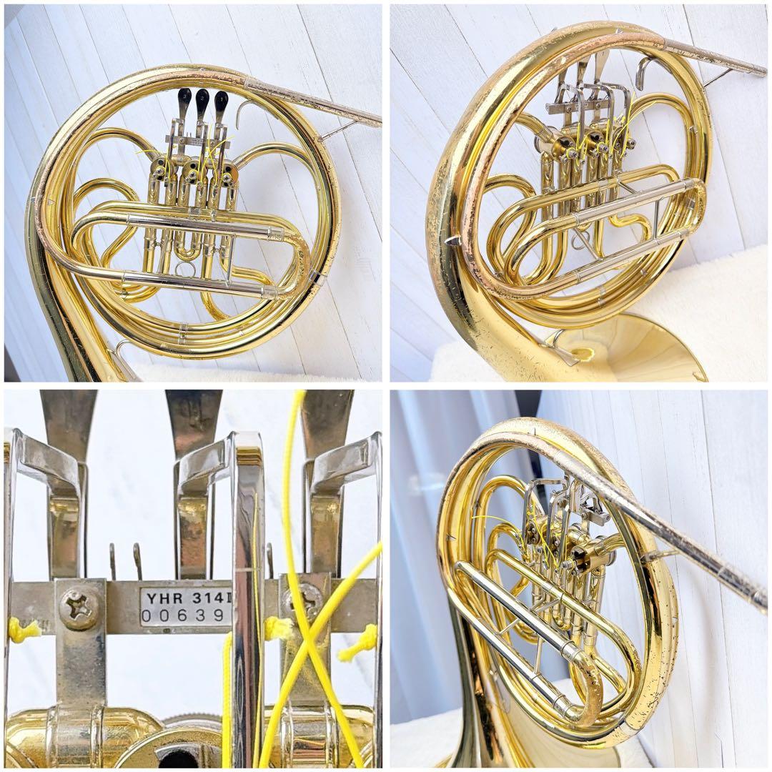 YAMAHA ヤマハYHR-314Ⅱ フレンチホルン シングル マウスピース付き