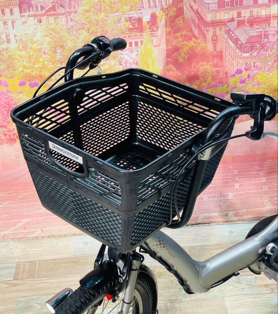 ZK3322 電動自転車 ブリヂストン アンジェリーノ 子供乗せ 20インチ