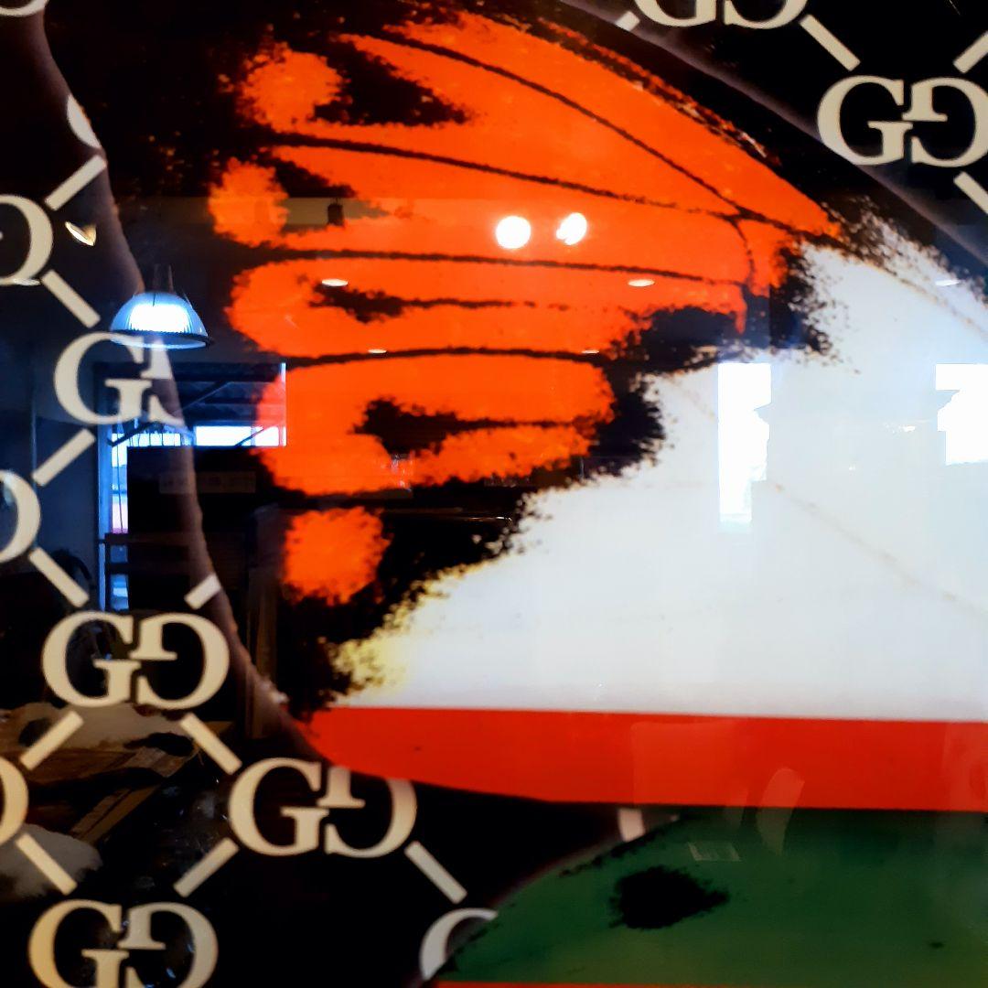 輸入雑貨　ミラーアートパネル『GUCCI』グッチ　特殊強化ガラス仕様　200cm