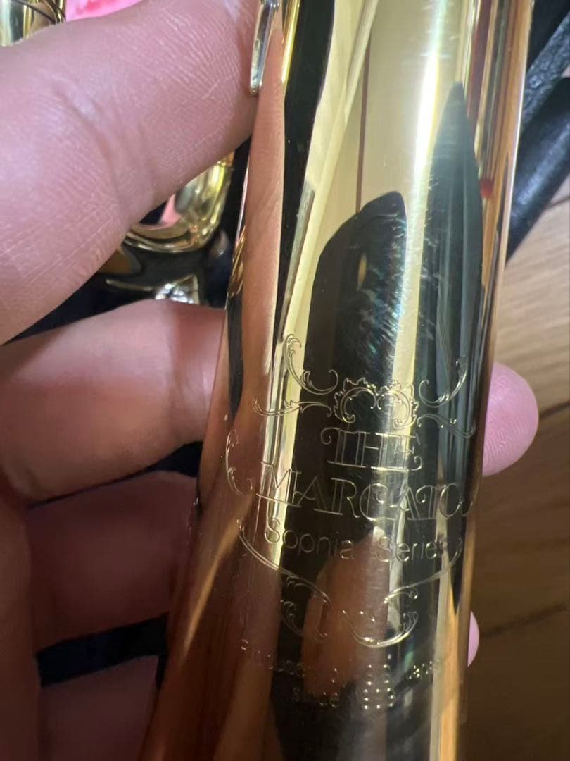 金色 3バルブ トランペット 本体