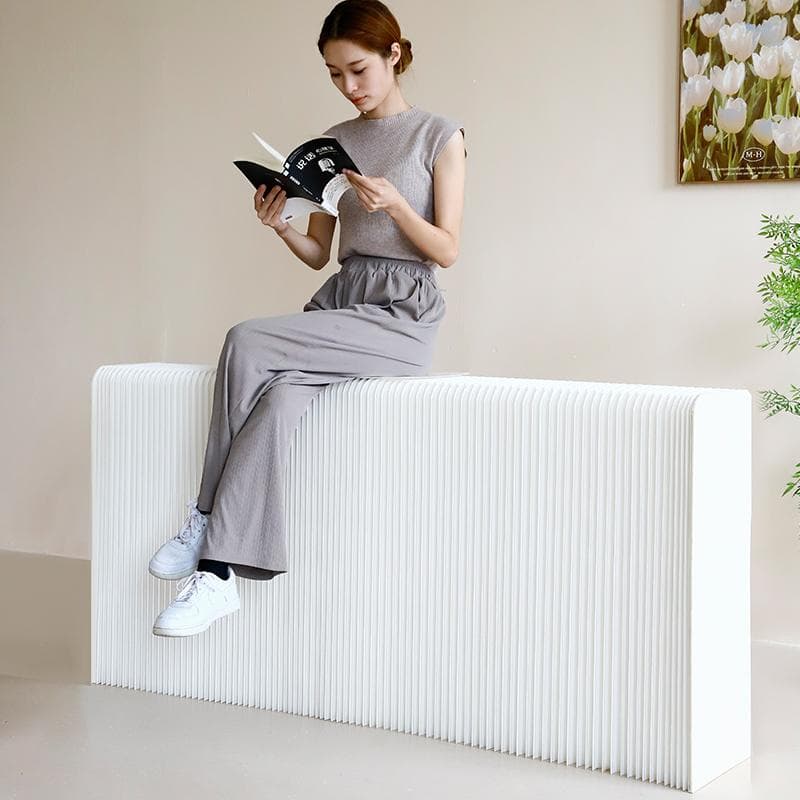 ディスプレイラック長さ2-3ｍ高さ78㎝ 展示台 陳列台 組立不要 折りたたみ