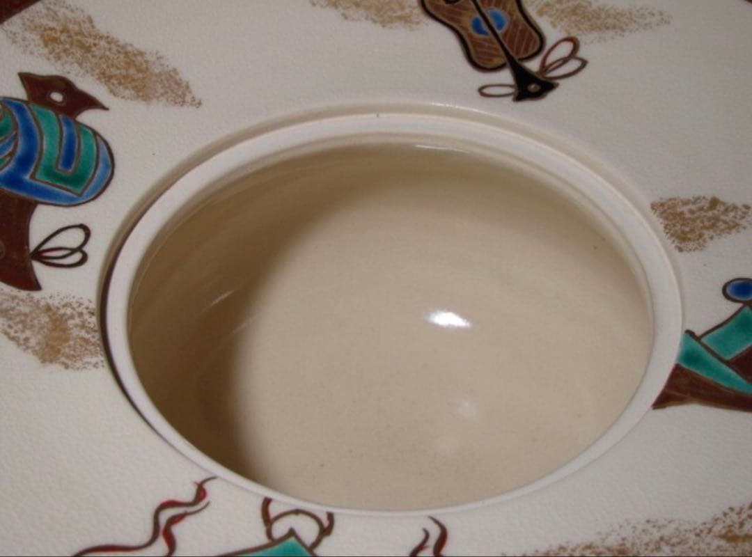 永楽善五郎 宝尽し絵 砂金袋水指 表千家 十三代 即中斎花押！7133