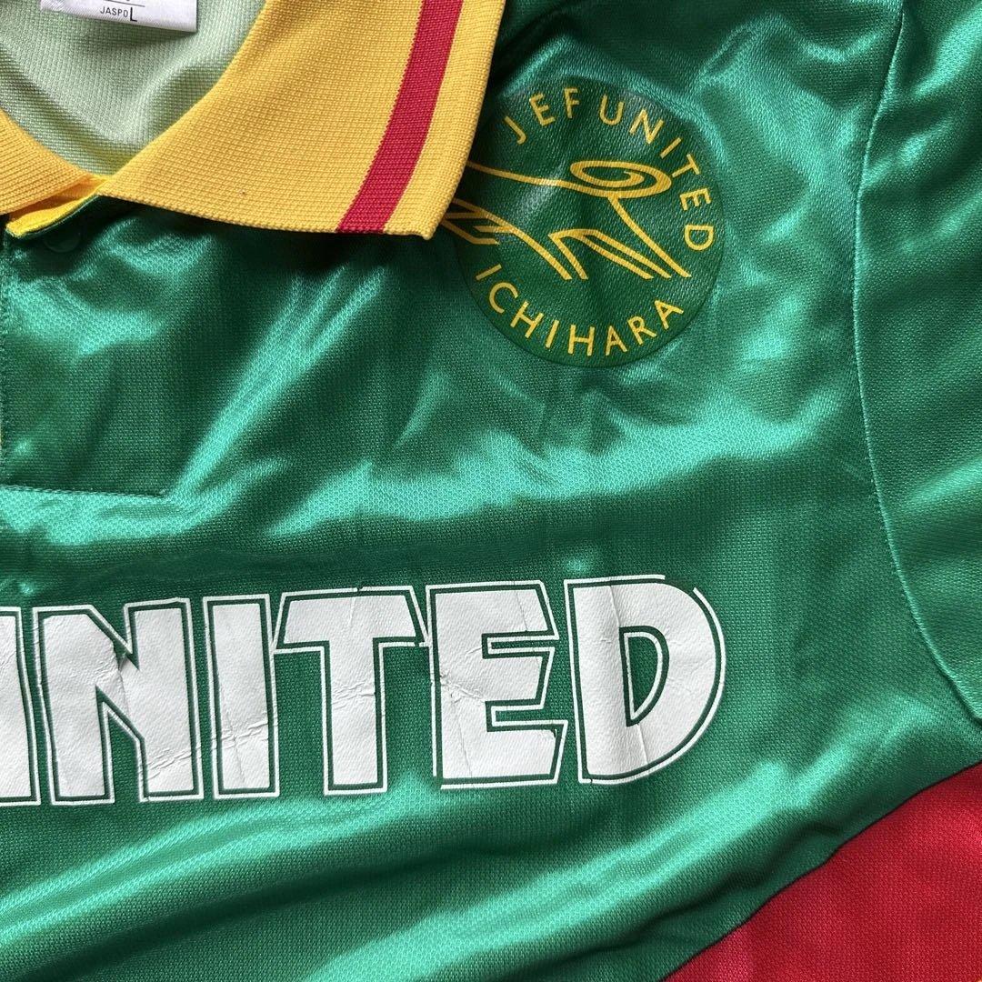 MIZUNO Jリーグ ジェフ千葉 レプリカ ユニフォーム L 日本製 レトロ