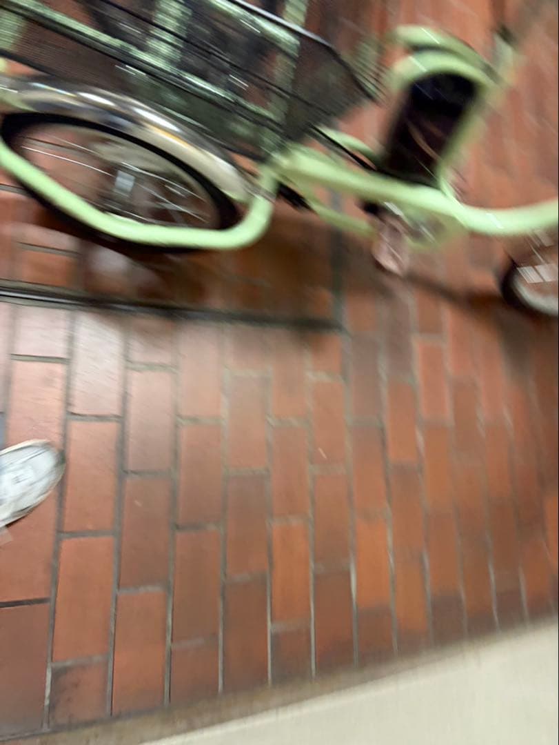 最終お値下げ‼️美品❗️電動アシスト三輪車 ミントグリーン 直接受け渡しのみです❗️