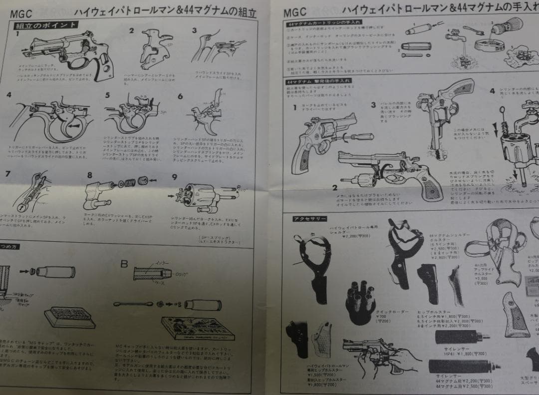 希少MGC製ABS樹脂モデルガン S＆W 44マグナム 8インチ ＳＰＧ合法品
