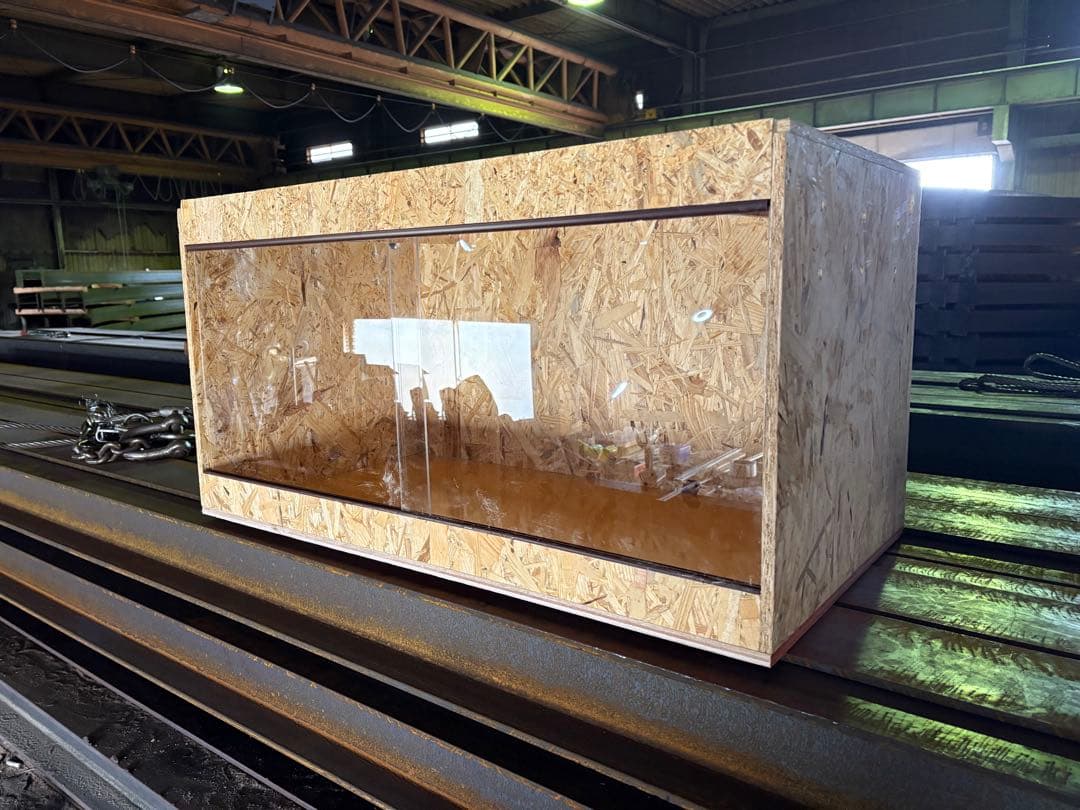 爬虫類ケージ　90×45×45 期間限定セール　天板金網コーキング付属　飼育