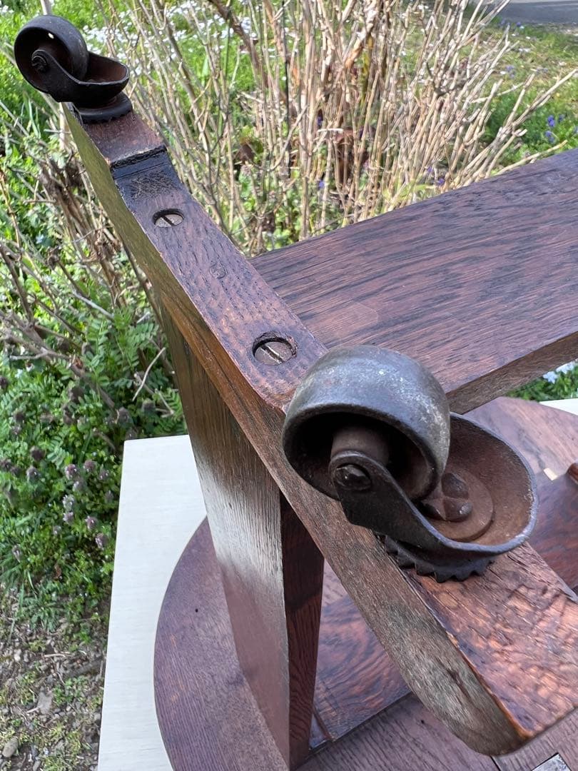 イギリスアンティーク　コンパクトバタフライテーブル　サイドテーブル　希少