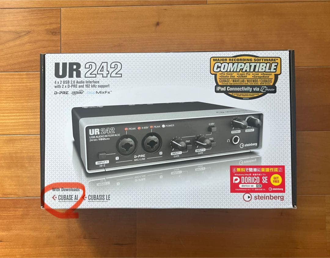 TAKA　Steinberg UR242 オーディオインターフェイス　中古