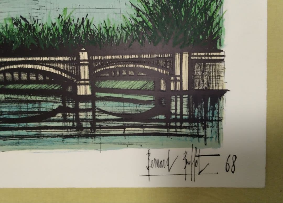 Bernard Buffet リトグラフ 1968年