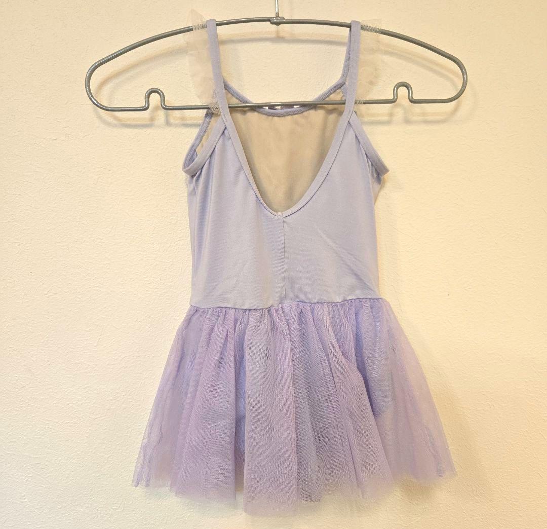 チャコット公式(chacott)スカート付レオタード バレエ パープル130cm