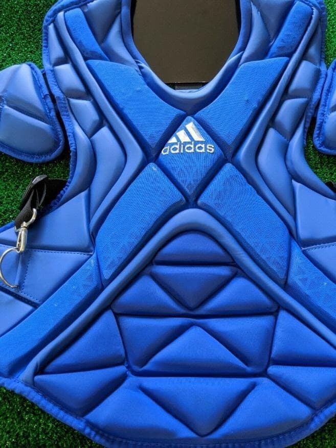 最高級★USA限定発売★アディダス★Proキャッチャープロテクター☆青