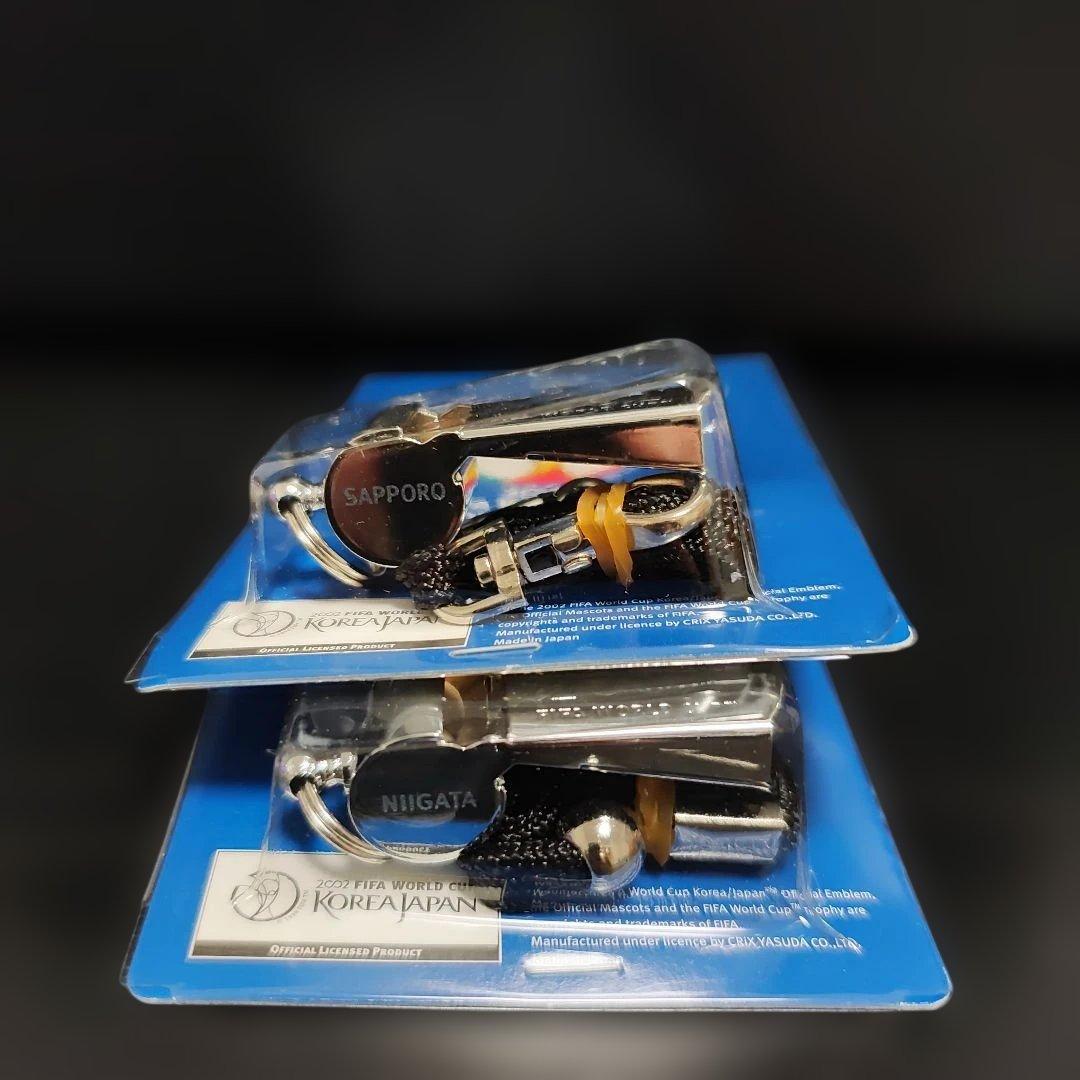 レア品　野田鶴声社　サッカーワールドカップ2002 メモリアルホイッスル 10個
