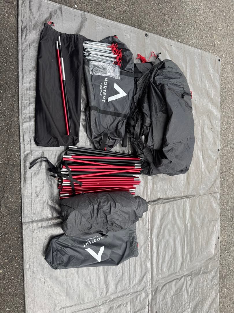 ノルテント ギャム8 アークティック　インナーテント付き