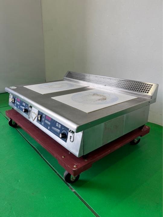 ☆地域限定送料無料☆ ニチワ　IH 調理器　2口　MIR-1055T-N