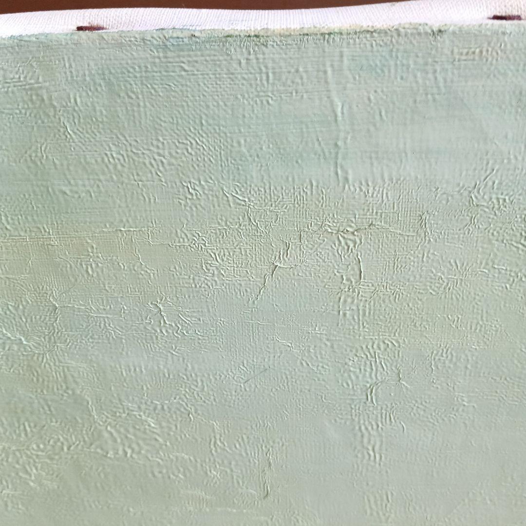 4262）松本竹敏　油絵F１５号「馬牛のいる風景　１９７５年」独立美術協会所属