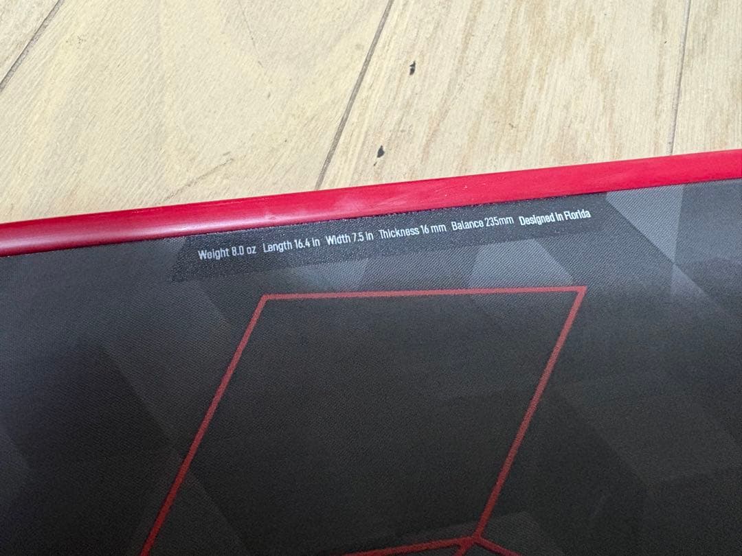 ピックルボールパドル DIADEM EDGE 18K STANDARD カバー付