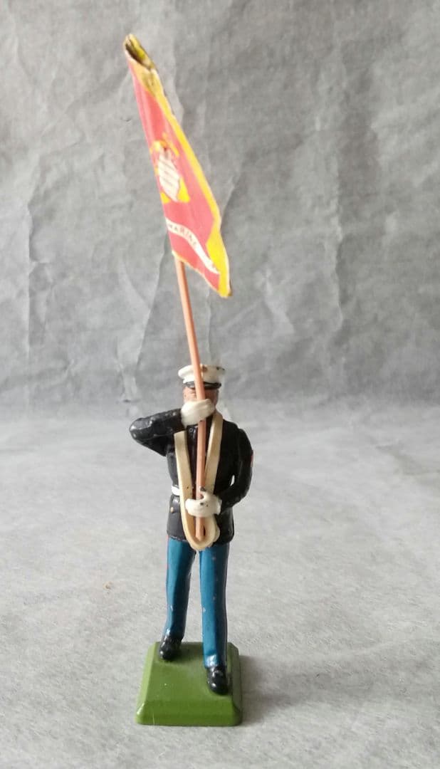 鉛の兵隊　米国海兵隊パレード　BRITAINS　英国製　ヴィンテージフィギュア