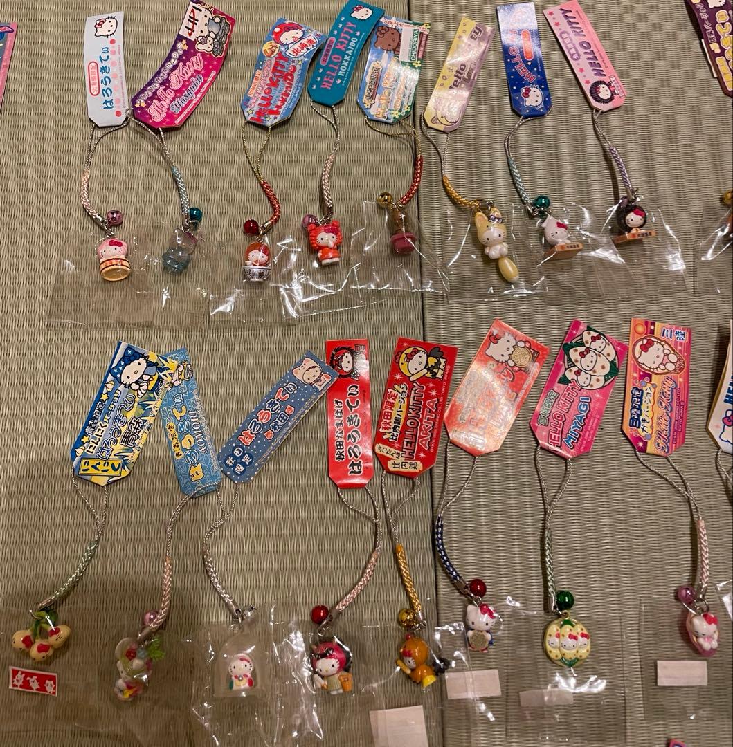 ご当地キティ 根付ストラップ等 合計87点