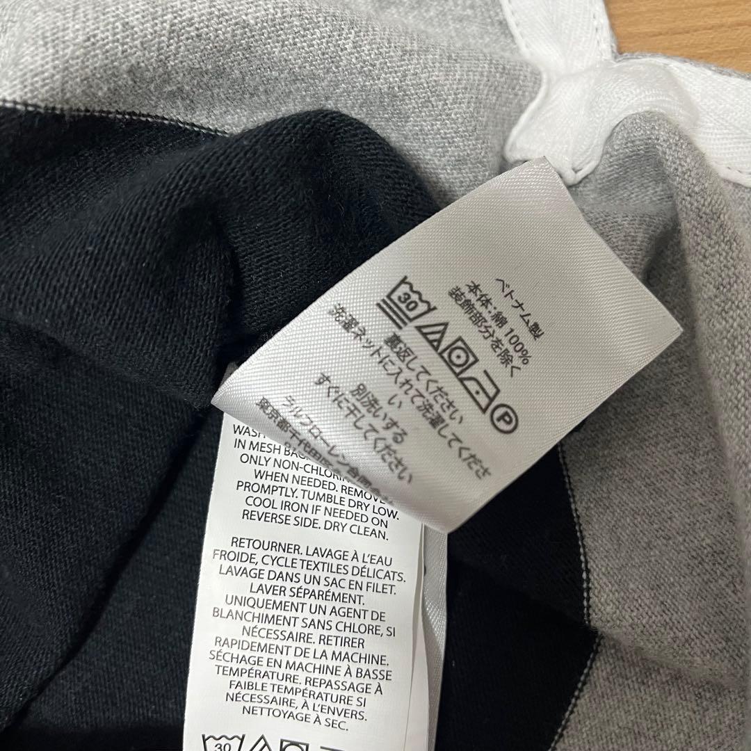 ポロ ラルフローレン ビッグフィット ストライプ ラグビー シャツ 裾ポニー S