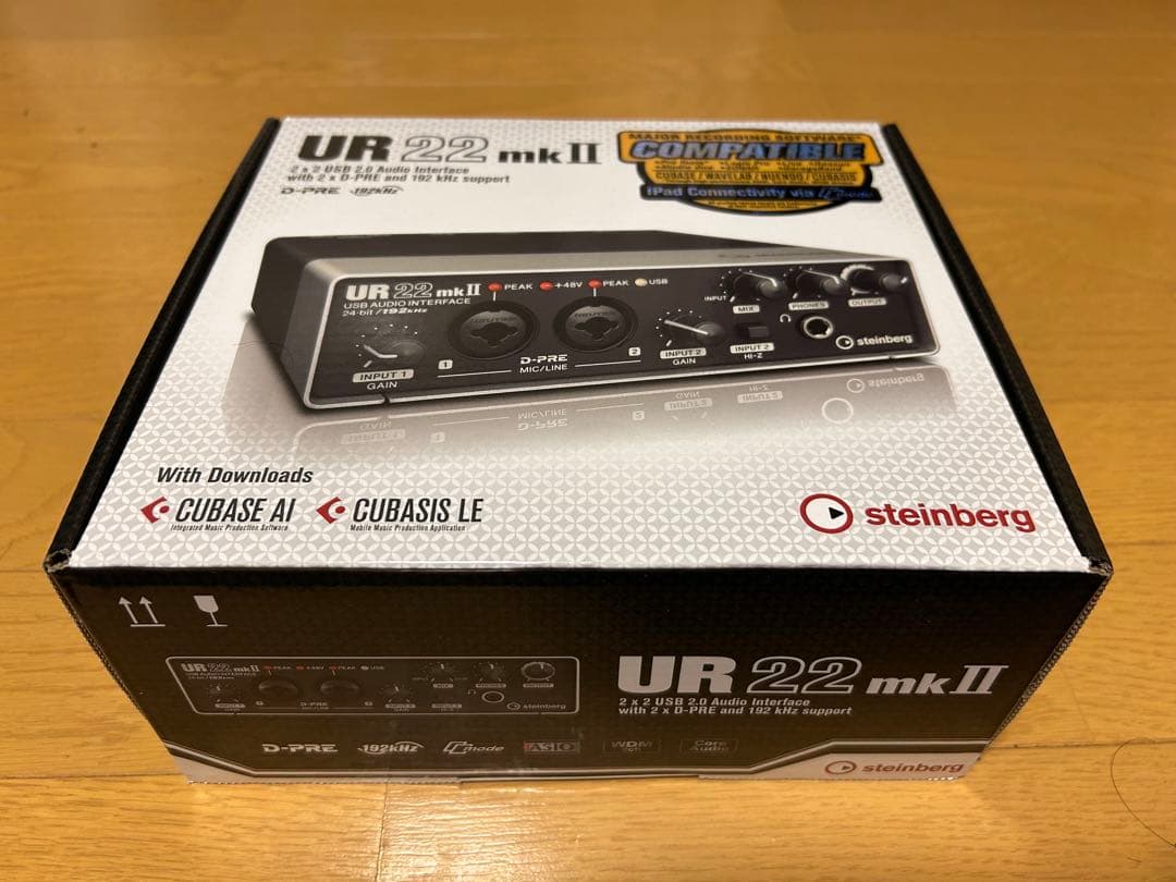 Steinberg UR 22 mkII USBオーディオインターフェース