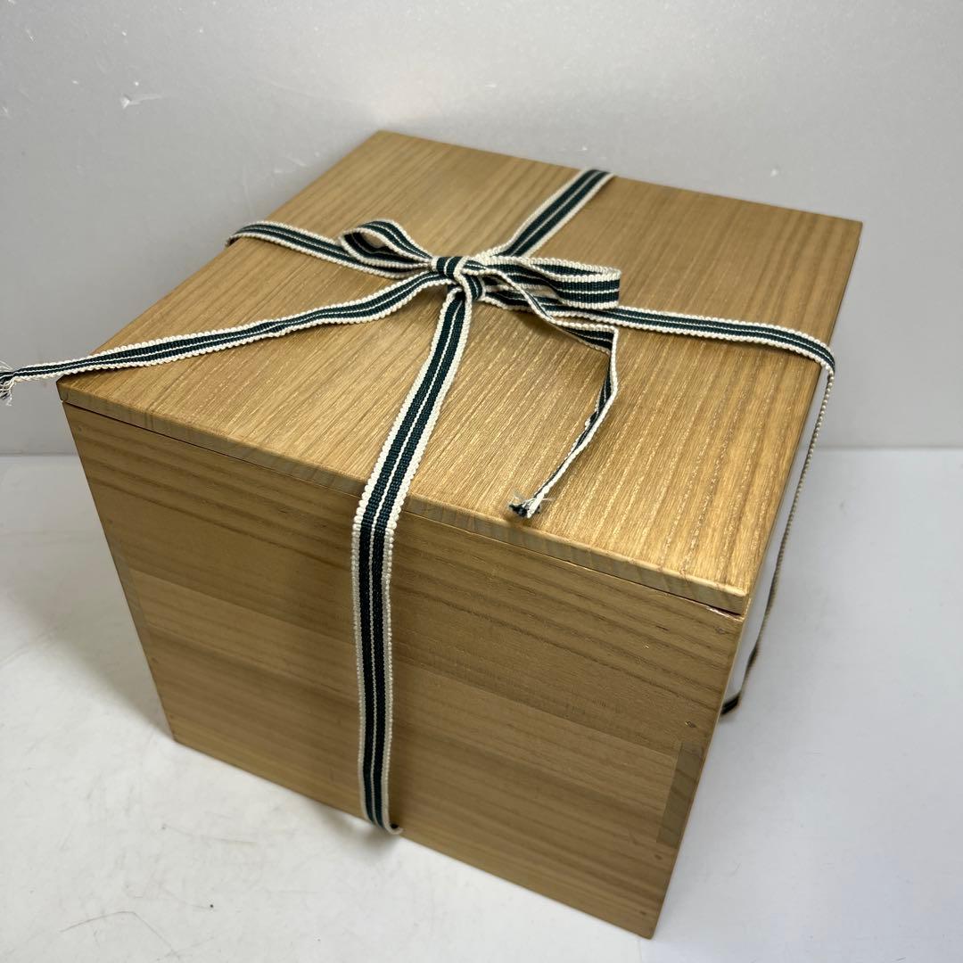 精金堂　雷文象嵌把手八角鉄瓶　合箱　1708g 東Y7-0509⭐︎2Fトニチ