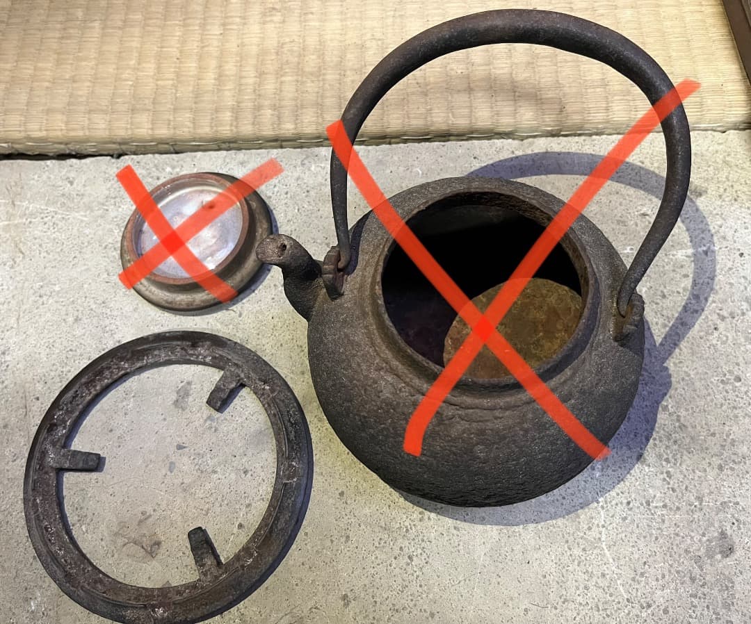 長火鉢、銅燗炉セット