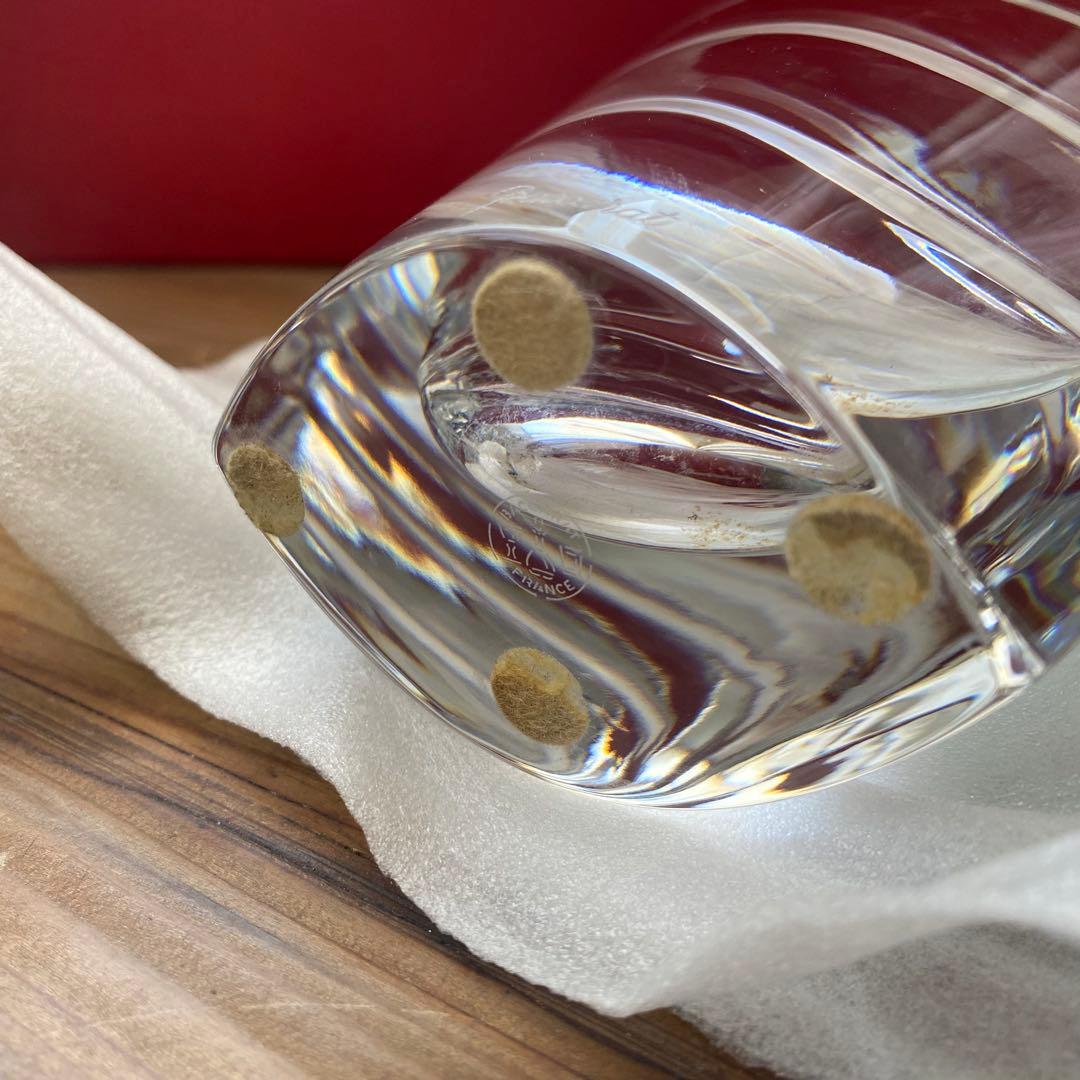 Baccarat バカラ WAVE フラワーベース ウェーブ 花瓶　箱付き