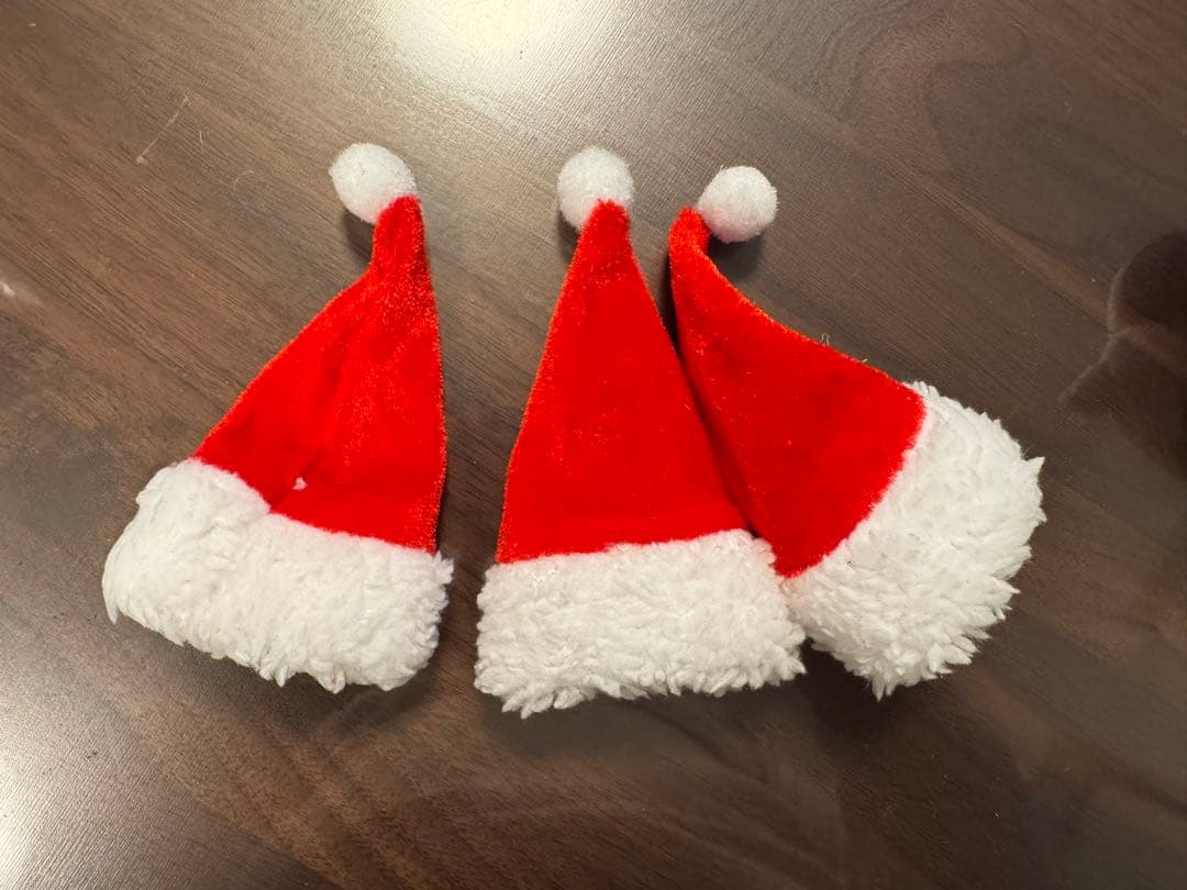 ミニビーンズ　アザラシ×9・ペンギン・セイウチぬいぐるみとサンタ帽子セット