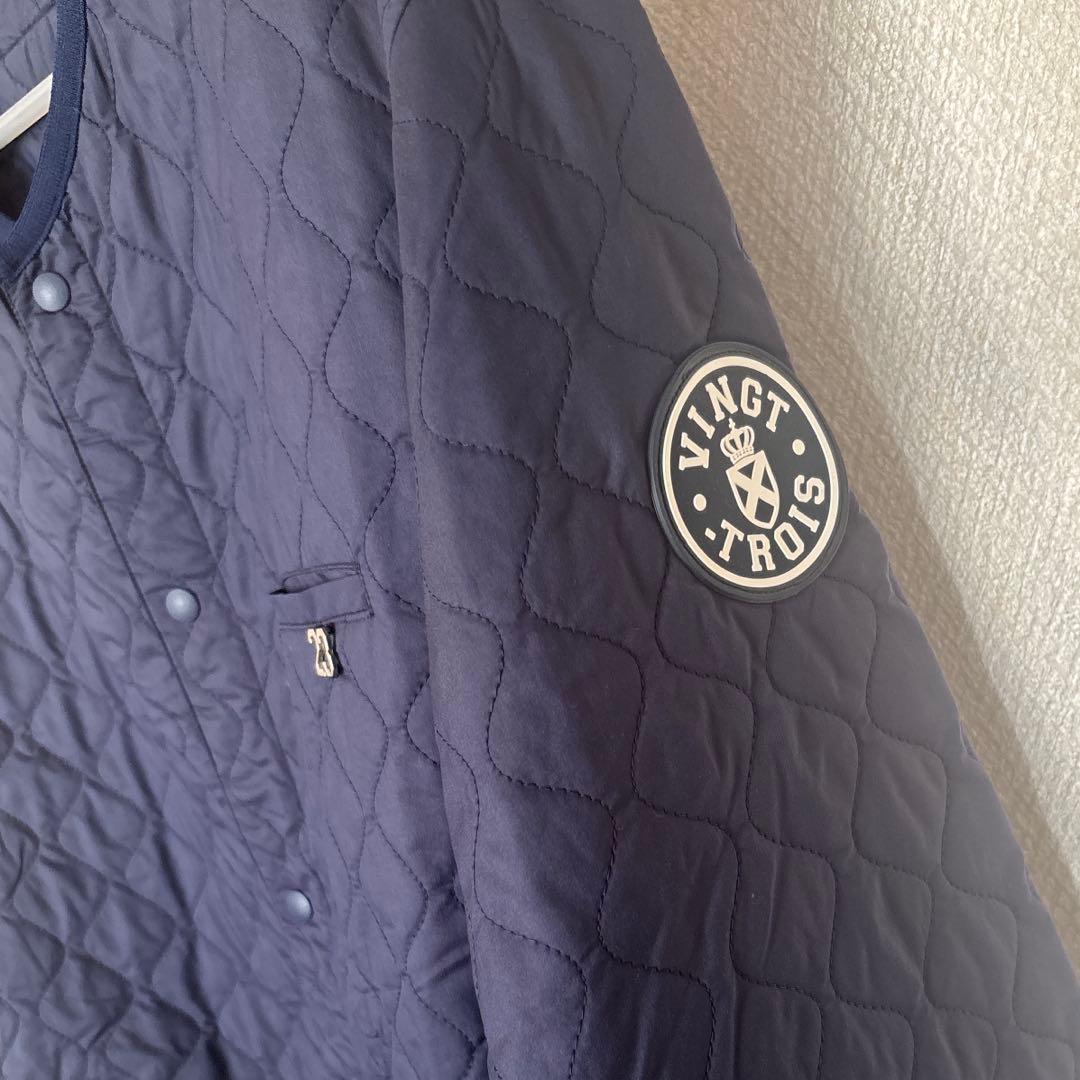 23区 GOLFネイビー キルティングジャケット