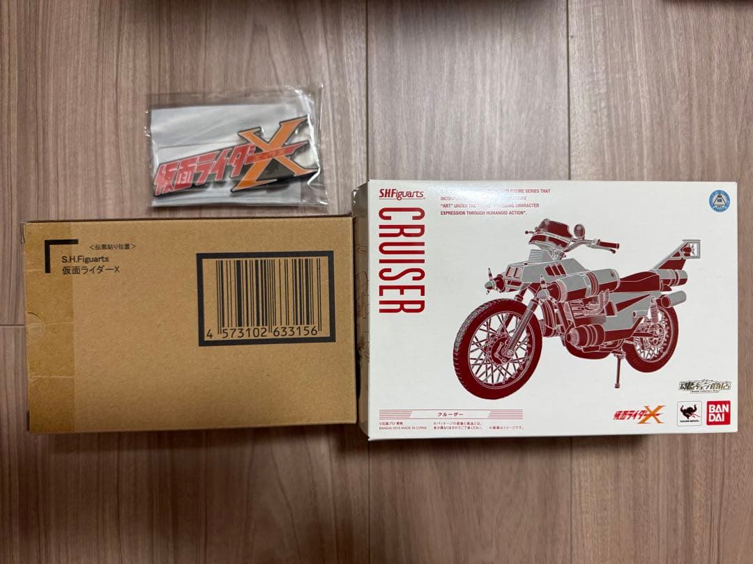 ★アクリルロゴ＋バイク付！　仮面ライダーＸ　エックス　フィギュアーツ
