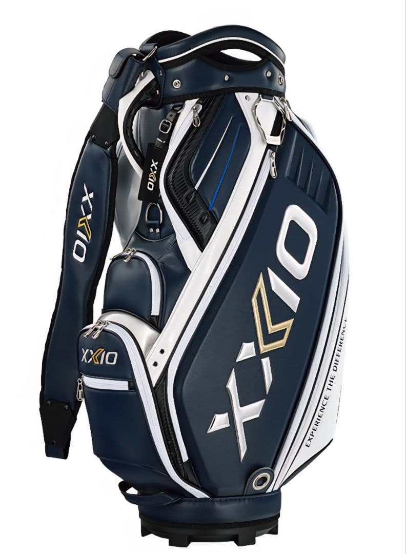 【超美品】XXIO キャディバッグ ネイビー/ホワイト