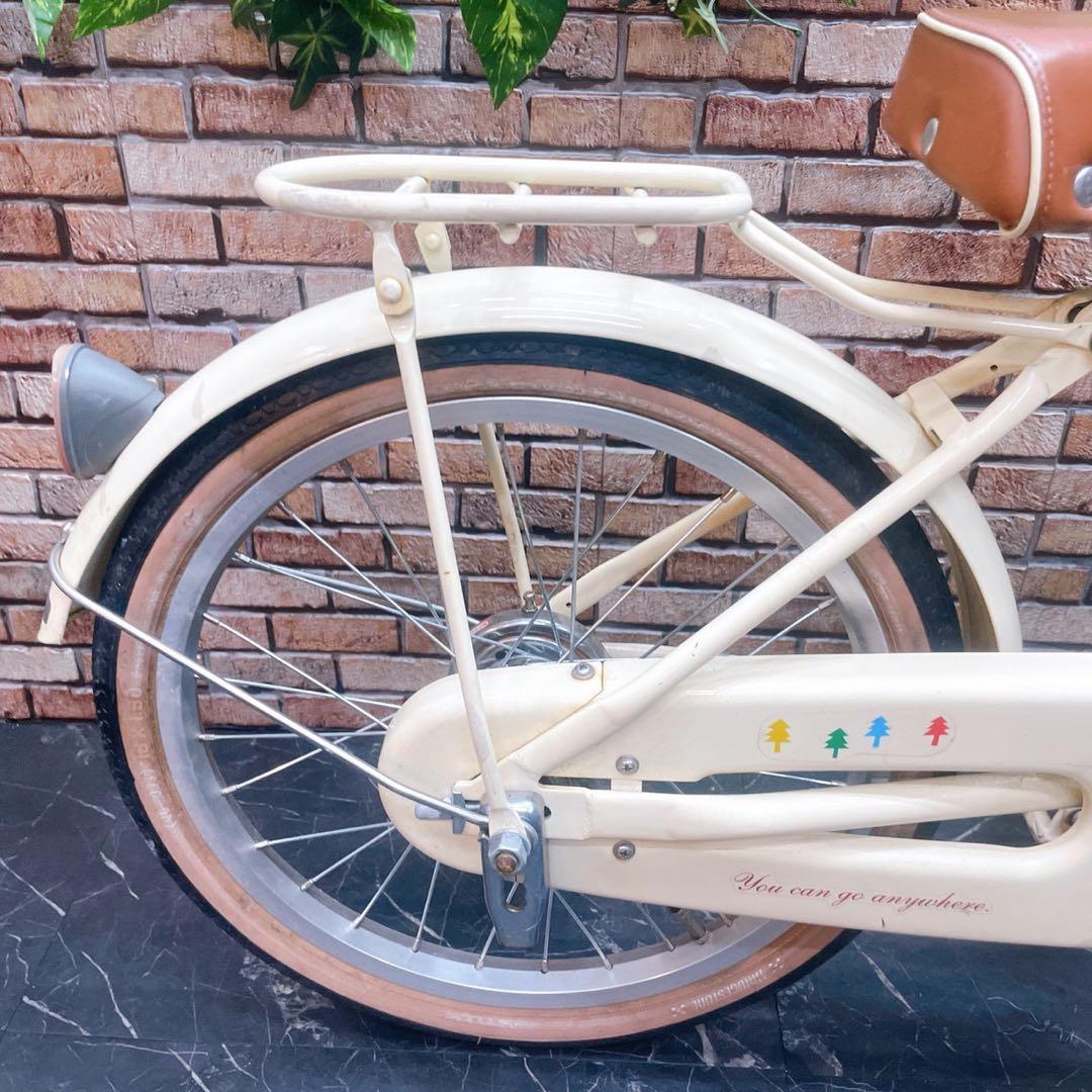【39】子供用自転車 子供車 ブリヂストン HACCHI クリーム 18インチ