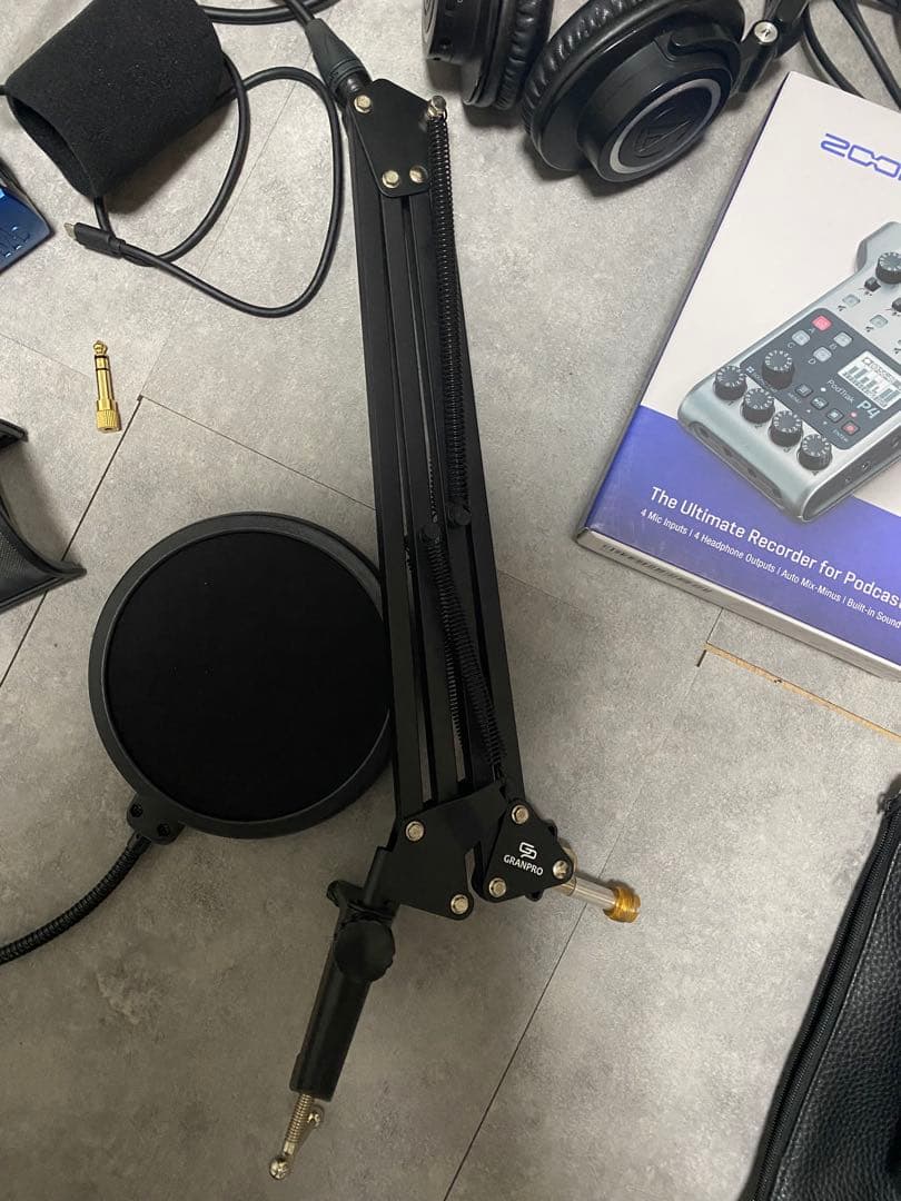 オーディオテクニカAT2020 ATH-M50xBT2ワイヤレスヘッドホンセット